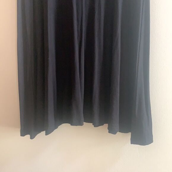 Black Knit Swing Skirt NWOT - Picture 6 of 9